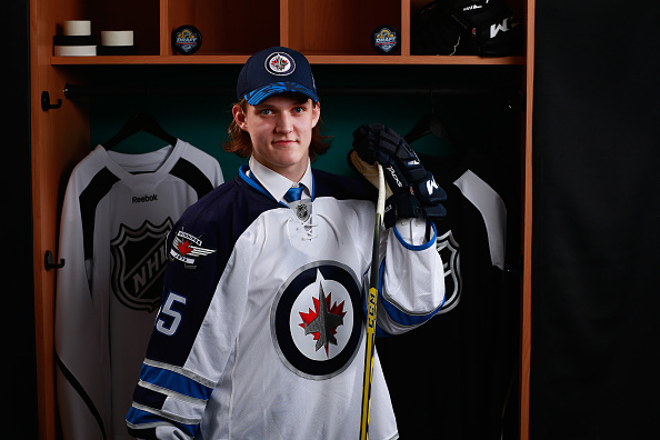 SUNRISE, FL - JUNE 27:  Sami Niku poses for a portrait after being selected 198th overall by the Winnipeg Jets during the 2015 NHL Draft at BB&T Center on June 27, 2015 in Sunrise, Florida.  (Photo by Jeff Vinnick/NHLI via Getty Images)
