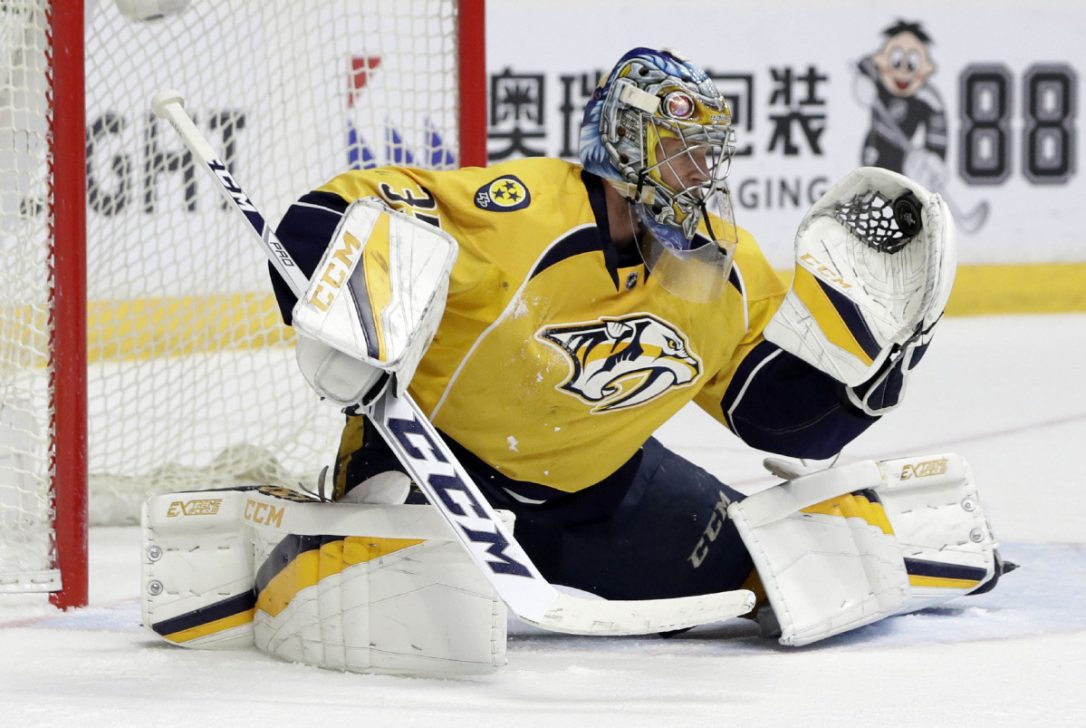 Nashville Predators goalie Pekka Rinne leads every major statistical category for goalies in the 2017 NHL playoffs.
